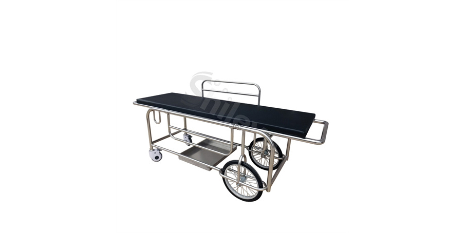 不锈钢担架车SLV-B4307S Stainless-steel Stretcher with Four Castors
