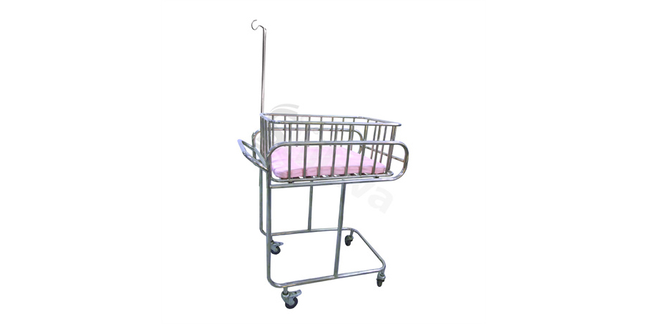 不锈钢婴儿床SLV-B4205S Stainless-steel Baby Bed