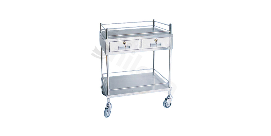 不锈钢治疗车SLV-C4005 Treatment-Trolley-