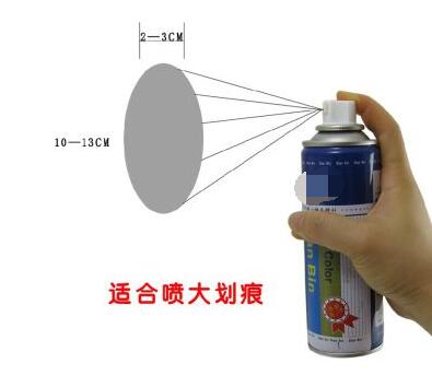 使用自喷漆的正确姿势与喷射距离